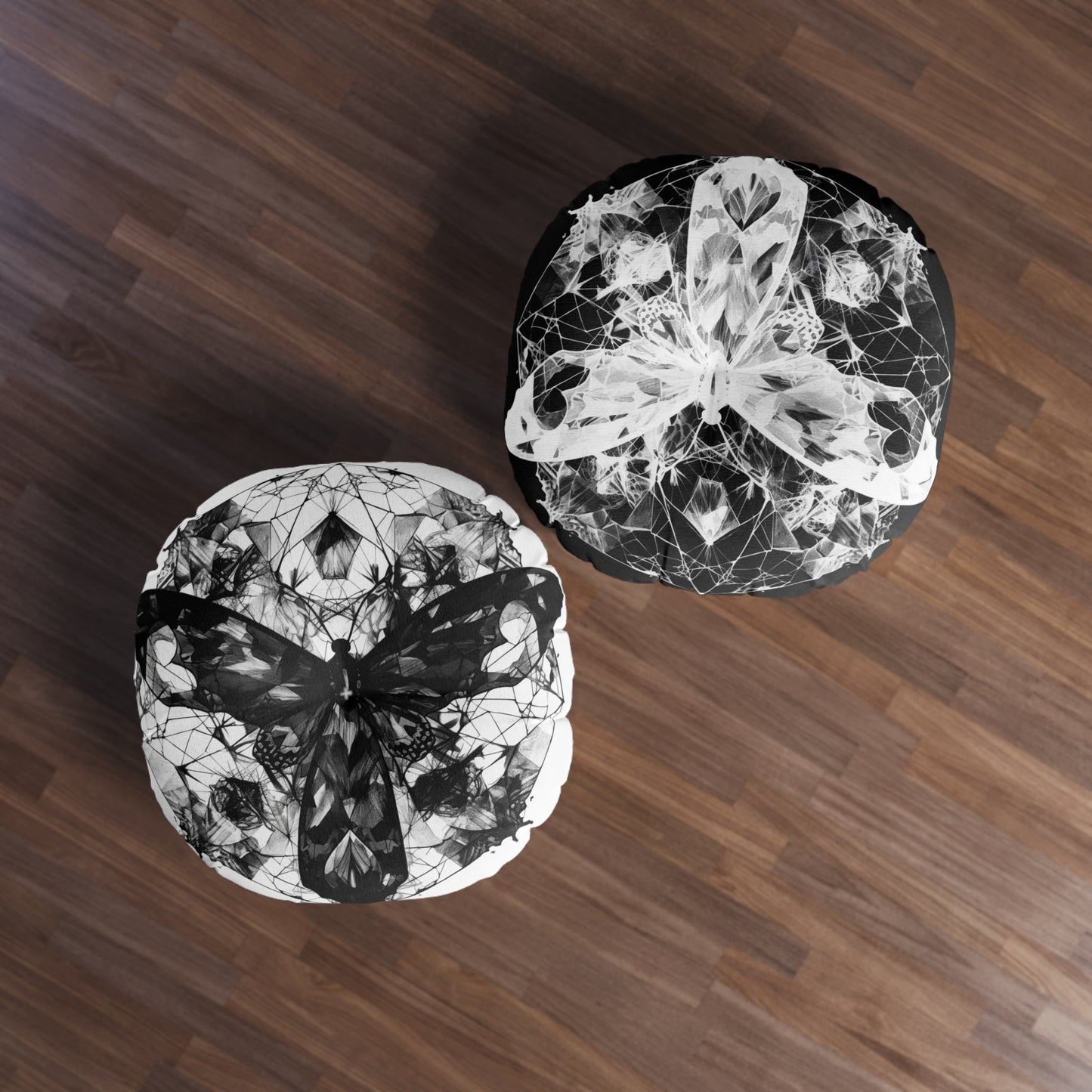 Tufted Butterfly Floor Pillow