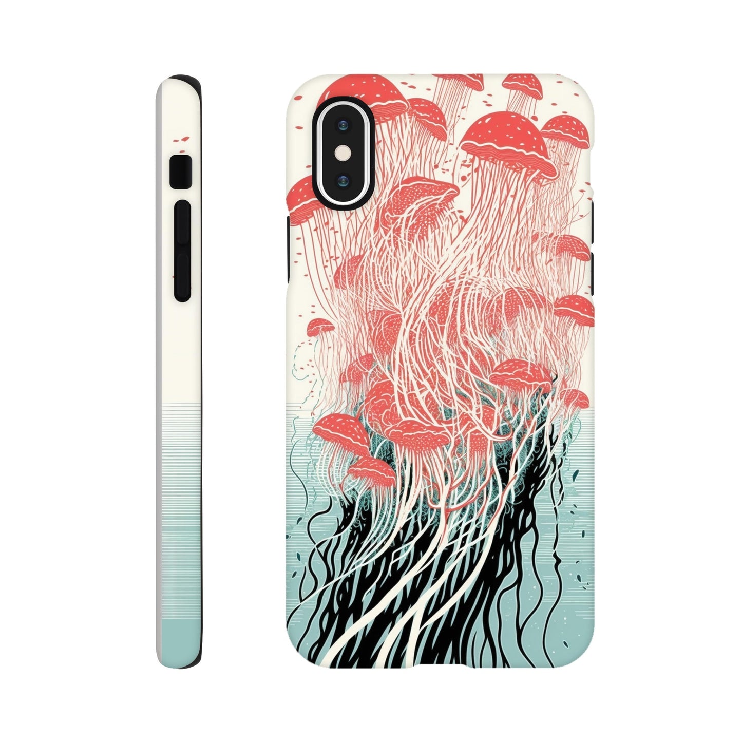 Japanese Jellyfish Print - Tough Case