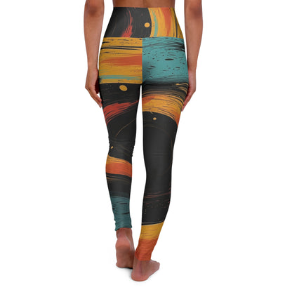 Solar Swirl Hot Yoga Leggings