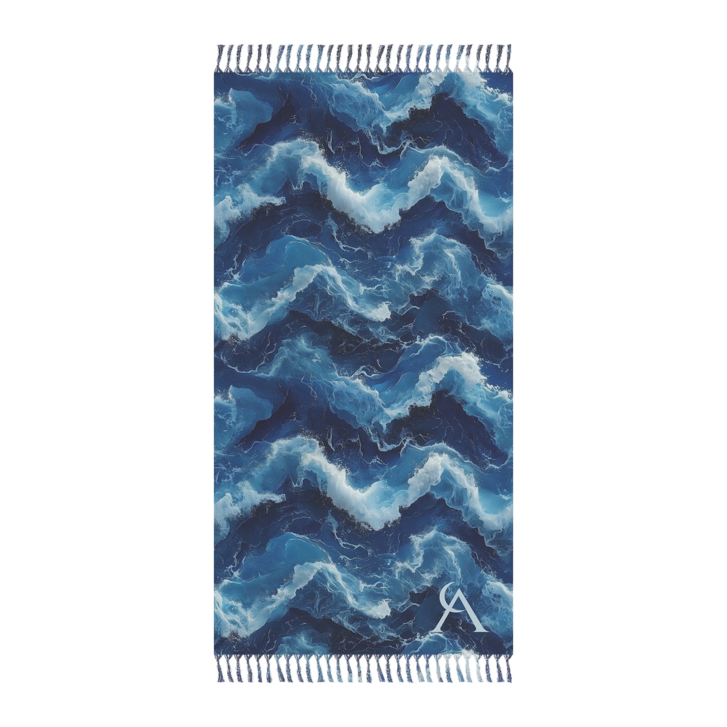 Wave Pattern Beach Blanket