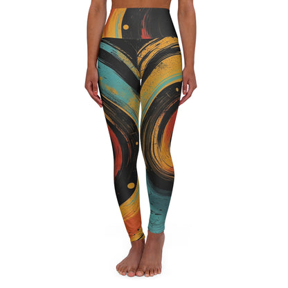 Solar Swirl Hot Yoga Leggings