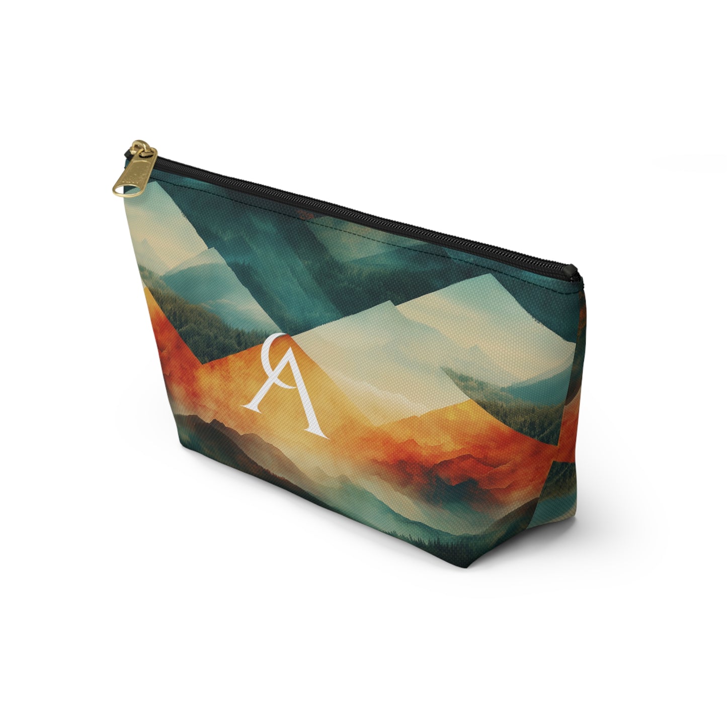 Mountain Landscape Accessory Pouch - Stylish Travel Organizer for Nature Lovers