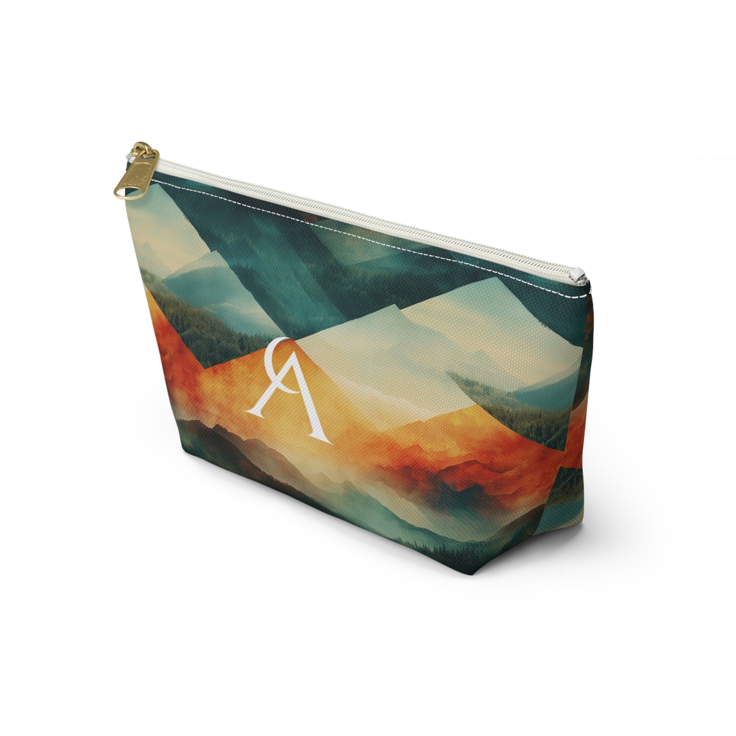 Mountain Landscape Accessory Pouch - Stylish Travel Organizer for Nature Lovers