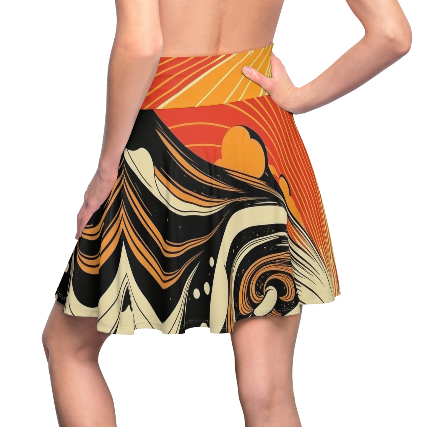 Sunset Swirl Hippie Skirts