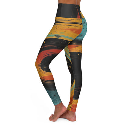 Solar Swirl Hot Yoga Leggings