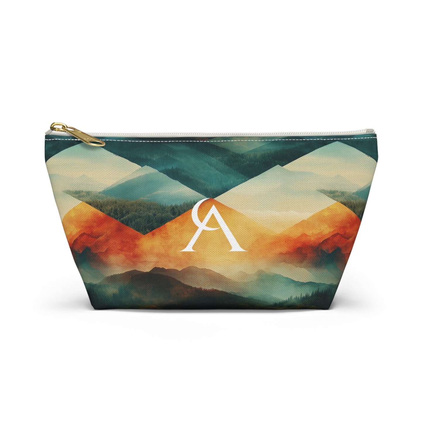 Mountain Landscape Accessory Pouch - Stylish Travel Organizer for Nature Lovers