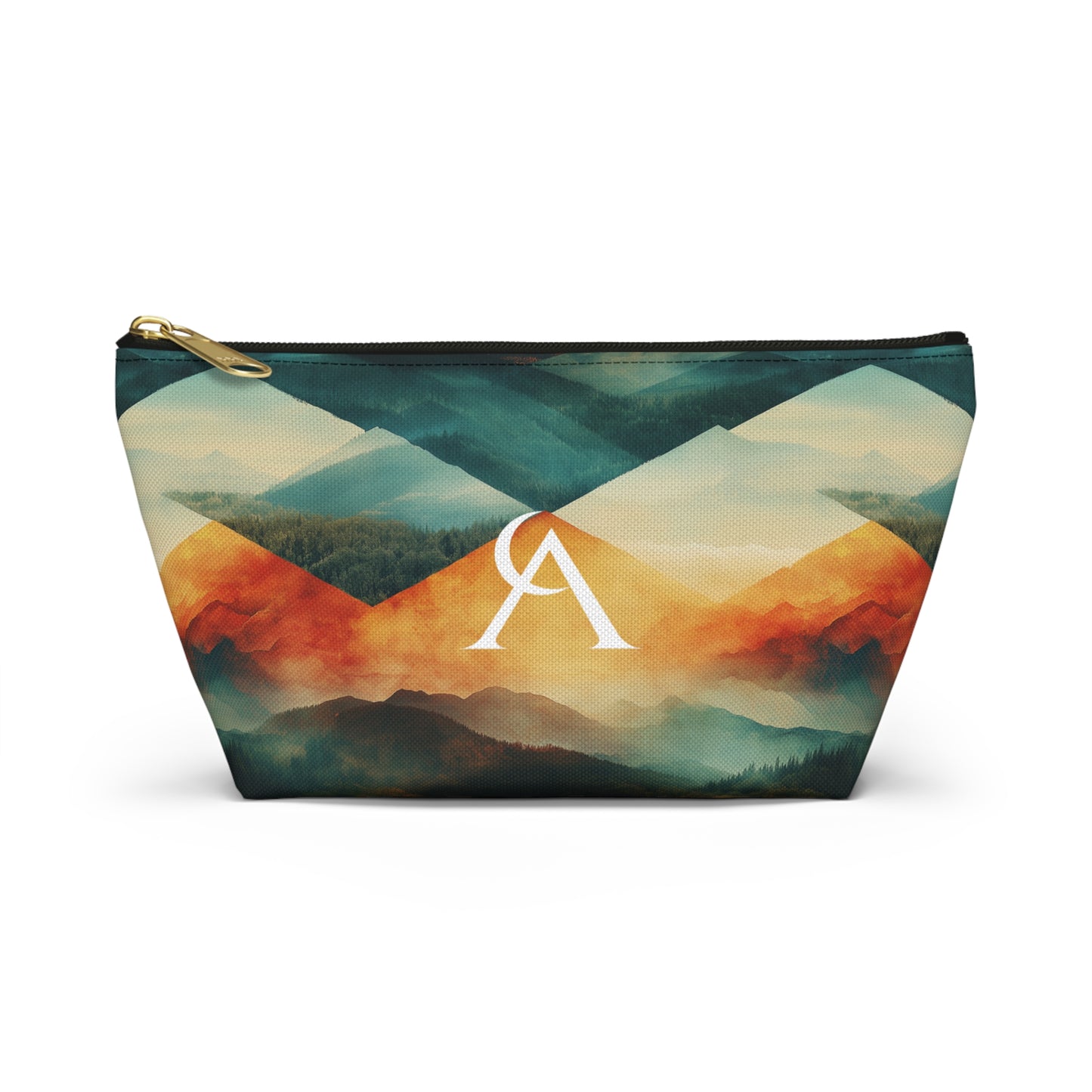 Mountain Landscape Accessory Pouch - Stylish Travel Organizer for Nature Lovers