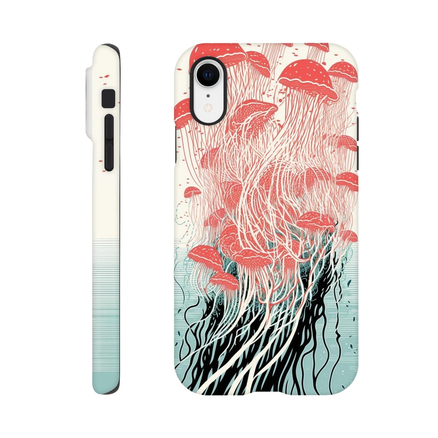 Japanese Jellyfish Print - Tough Case